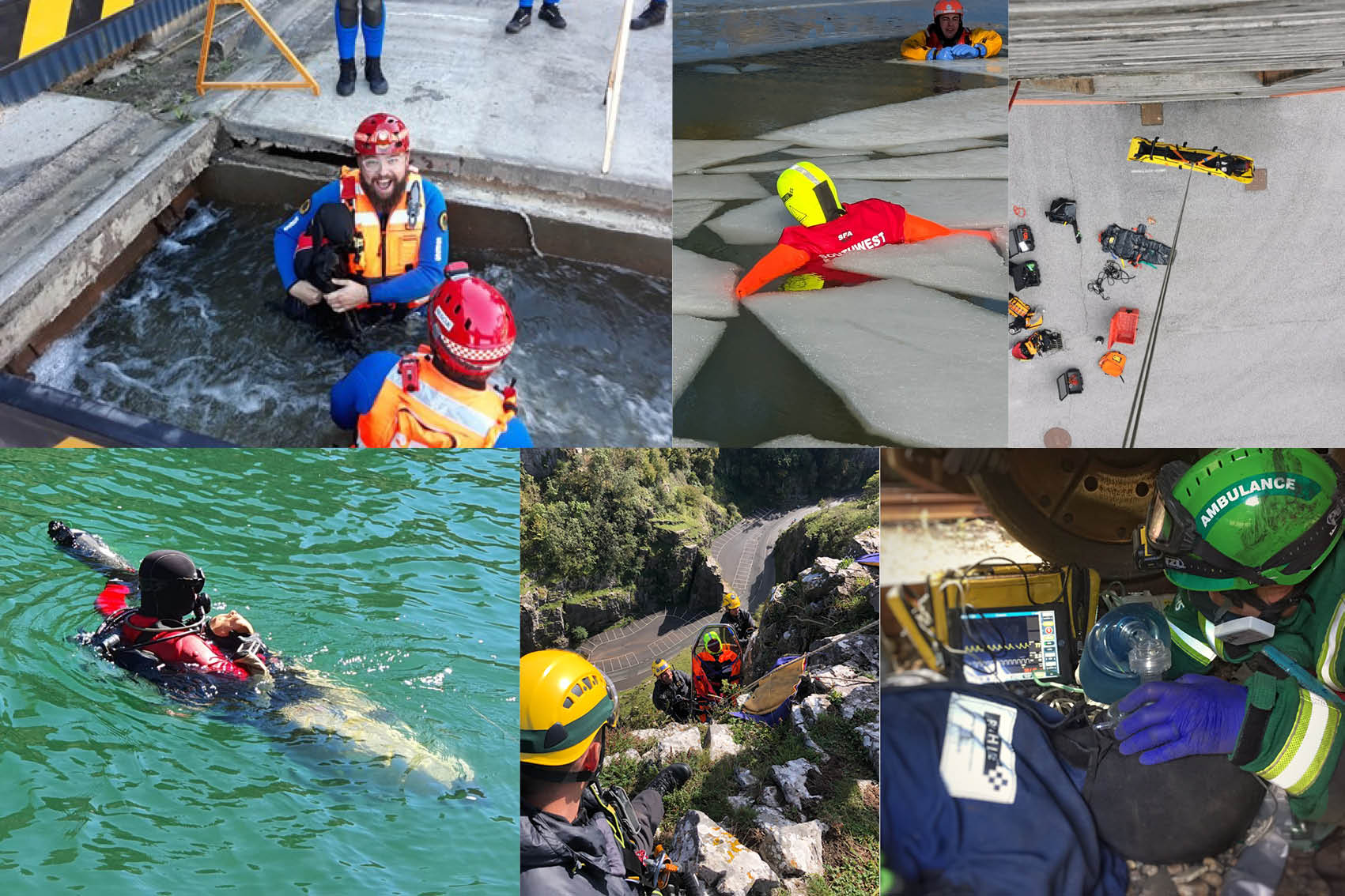 Emergency search and rescue operations in various environments.