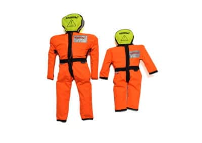 Man Overboard Training Manikin - 10kg Child and 5kg Baby Man Overboard - Front