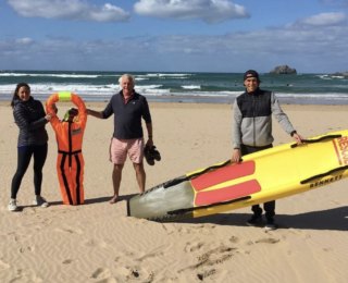 Crantock Surf Life Saving Club comes back from lifeguard shortage through training with manikins!