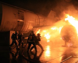 Training Manikins face the heat at the International Fire Training Centre (IFTC)