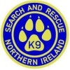 K9 Search and Rescue Northern Ireland badge.