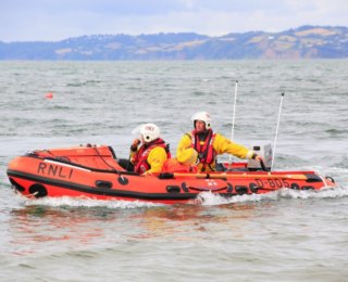 Man Overboard manikin used for assessment at National Coast Watch Station in Exmouth