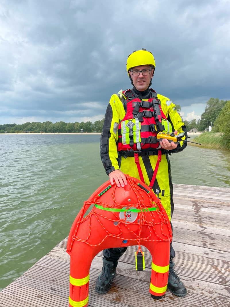 Water rescue training with fred fast rescue device